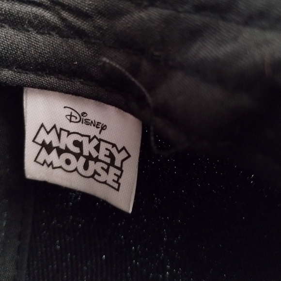 Disney Mickey Mouse black yellow tropical flower baseball hat cap - Picture 4 of 9